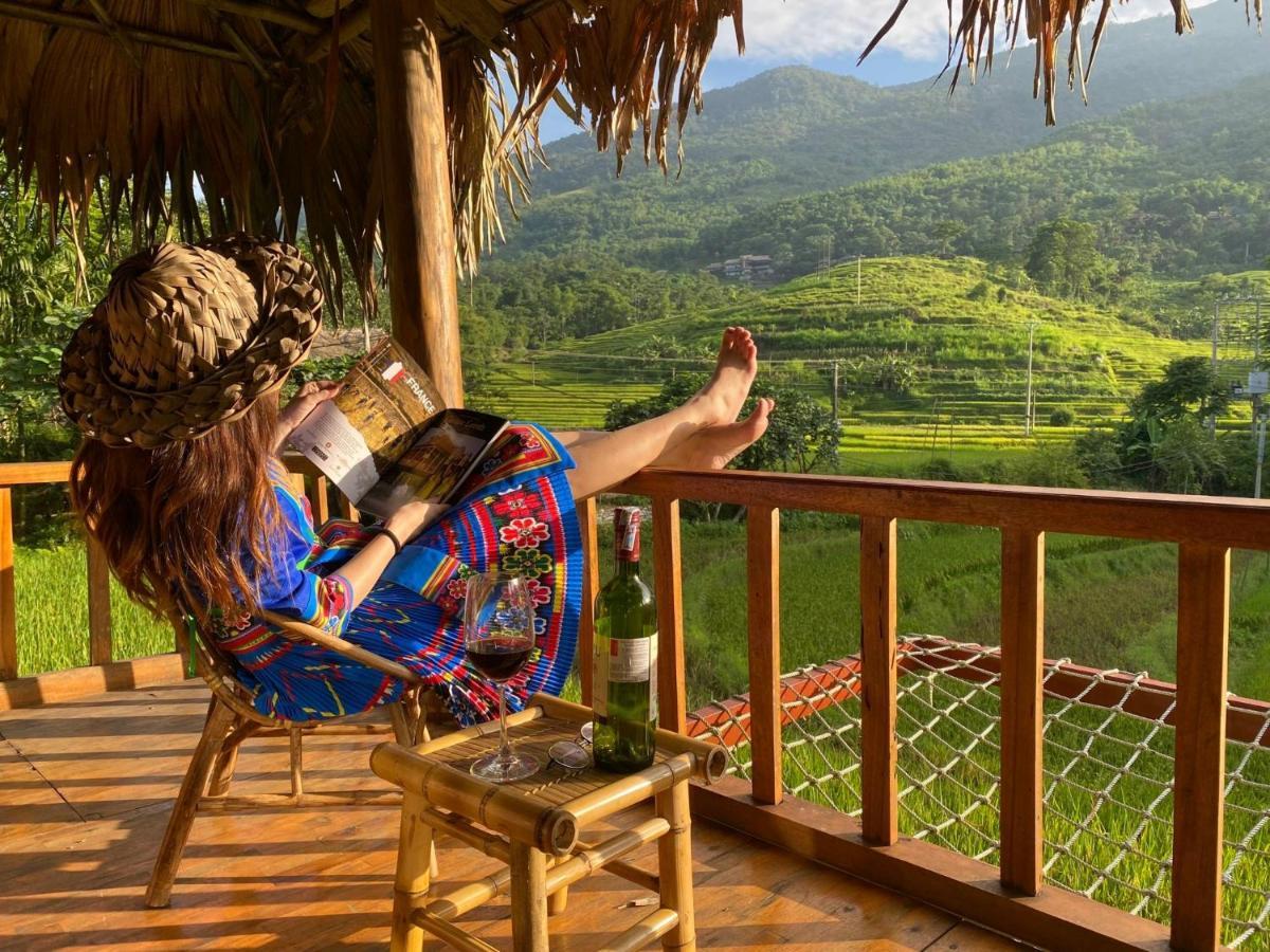 Pù Luông Ecolodge Esterno foto