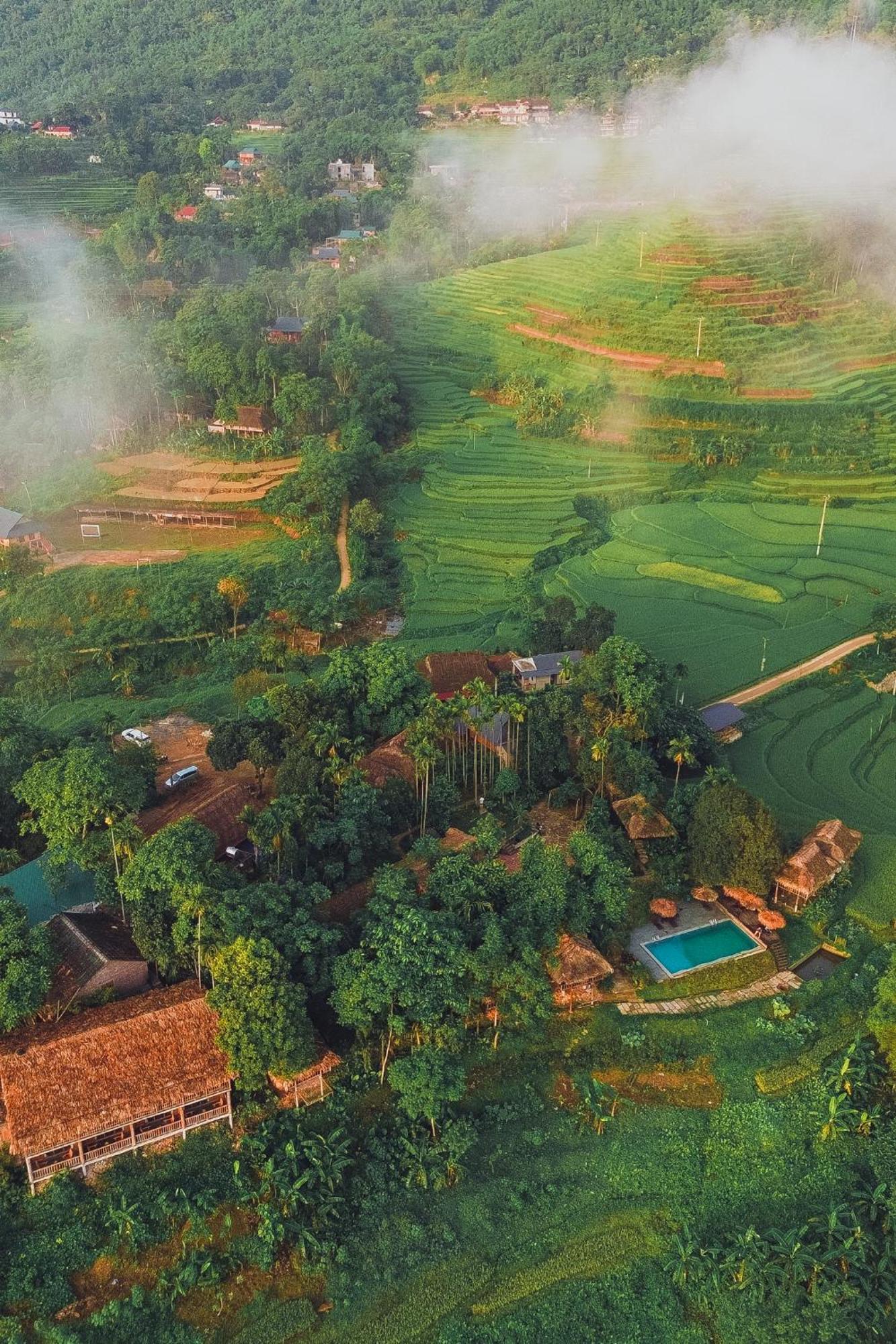 Pù Luông Ecolodge Esterno foto
