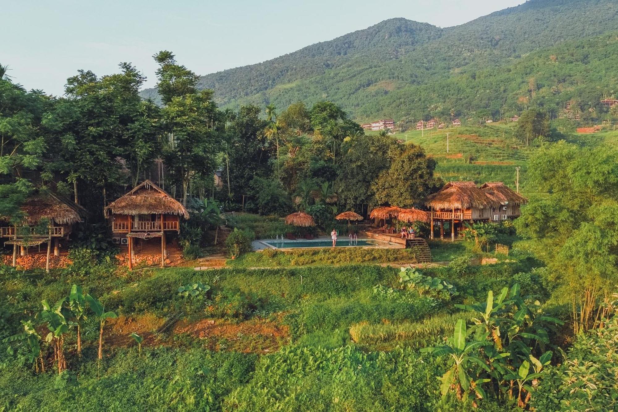 Pù Luông Ecolodge Esterno foto